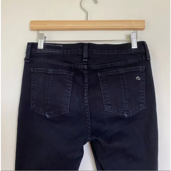 Rag & Bone High Rise Skinny Jeans in Coal Size 28 - Picture 5 of 8